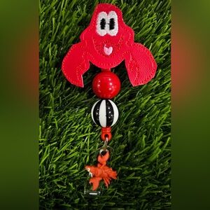 Red Crab  name tag